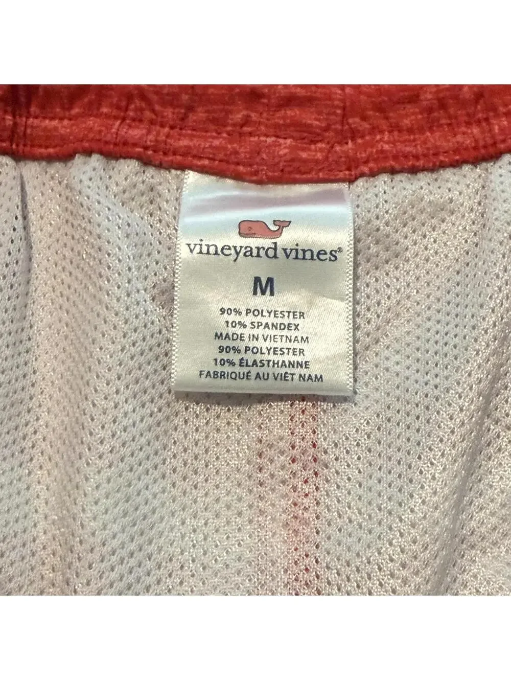 New Vineyard Vines Men's Blue Red & White Lined Swim Trunks Size Medium